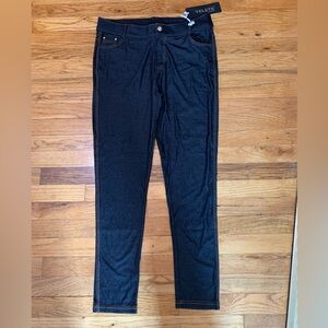Woman’s Yelete leg wear spandex jeans leggings black size 2XL NWT